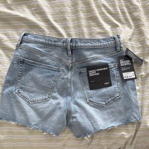 Sliver Jeans High-Rise Light Blue Denim Shorts